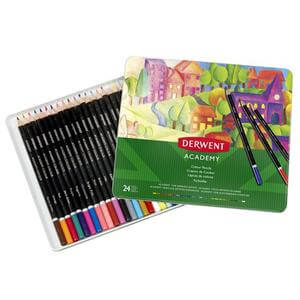 Derwent Academy 24 Colour Pencil Tin